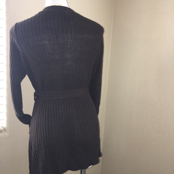Zena Jean brown long sleeve acrylic sweater large - Picture 5 of 10